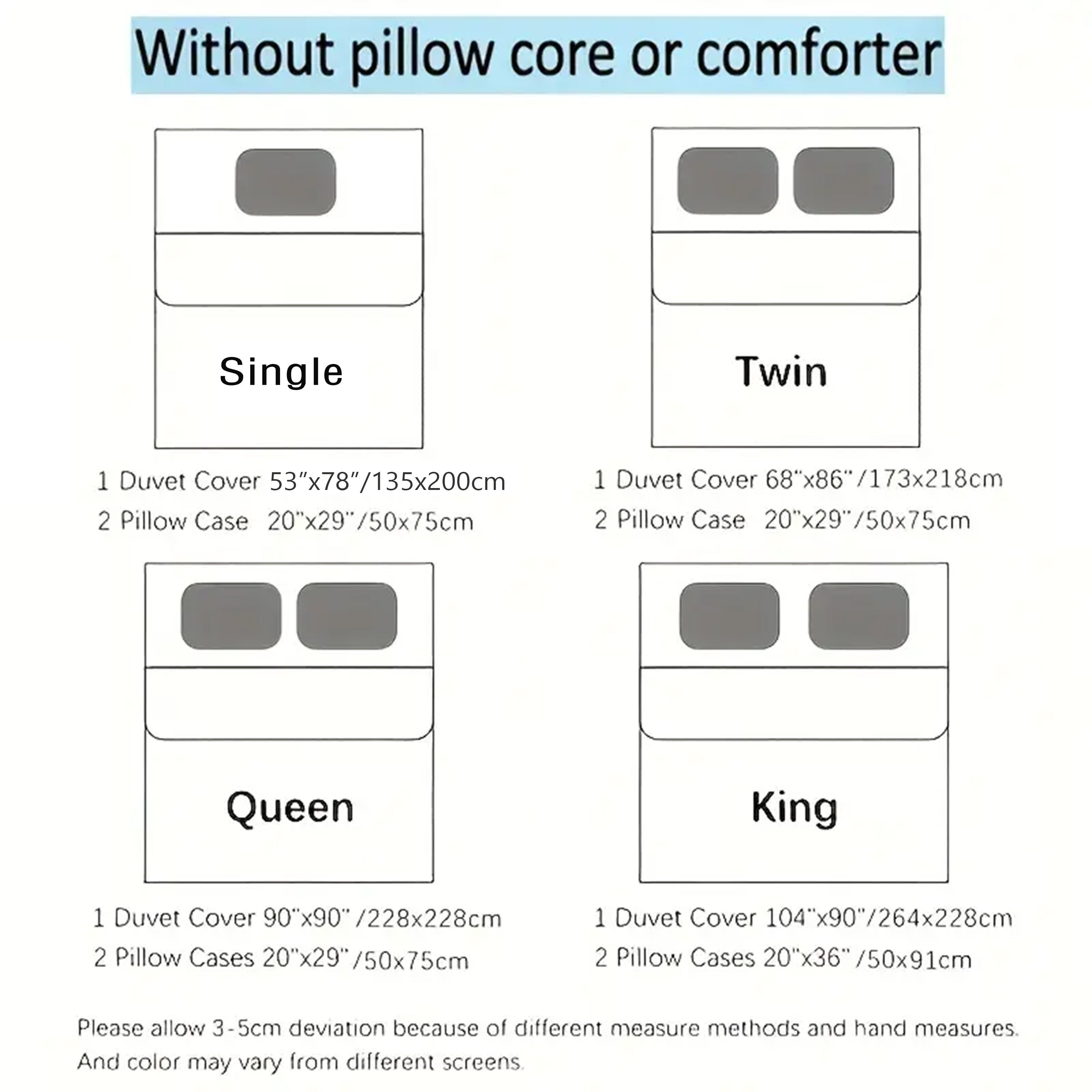 2/3pcs King Queen Letter Print Bedding Quilt Cover, Couple Bedding, Soft and Comfortable Bedding, with 1/2 Matching Pillowcases - Without Filling, Suitable for Bedroom, Guest Room, 1 Quilt Cover + 2 Pillowcases, No Core
