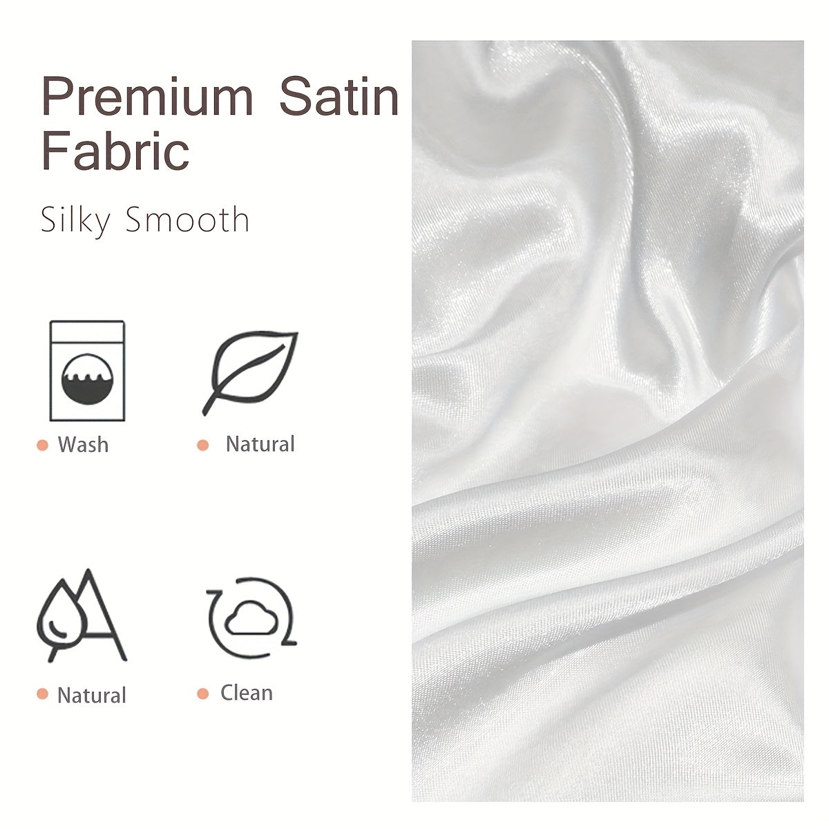 2pcs 100% Polyester Mr. And Mrs. Printed Bedroom Satin Pillowcases