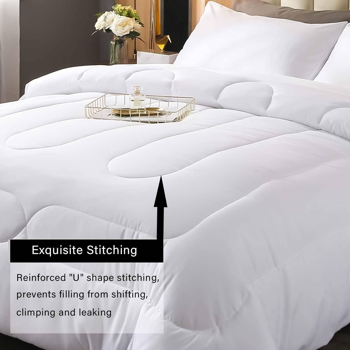 2/3pcs Valentine's Day Bedding Set, His and Hers Comforter Set for Women Men, Black White Comforter, Romantic Lover Quilt Set, with 1/2 Pillowcases, Room Decor, All Season Soft Warm, Festival Birthday Gifts Decoration Ornaments